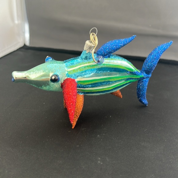 Morawski blue and green tropical fish ornament🎄 - Picture 2 of 2